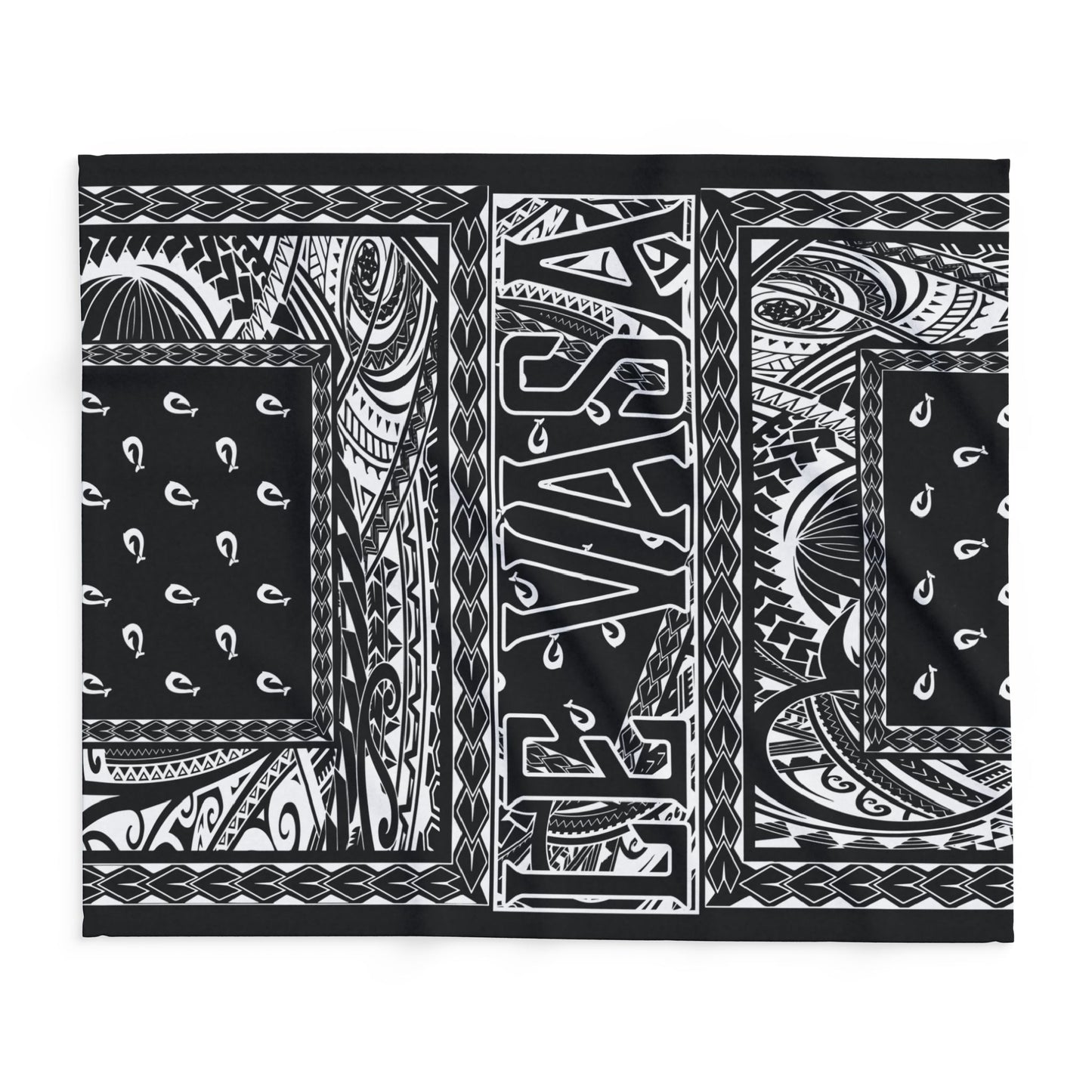 South Pac Paisley Fleece Blanket