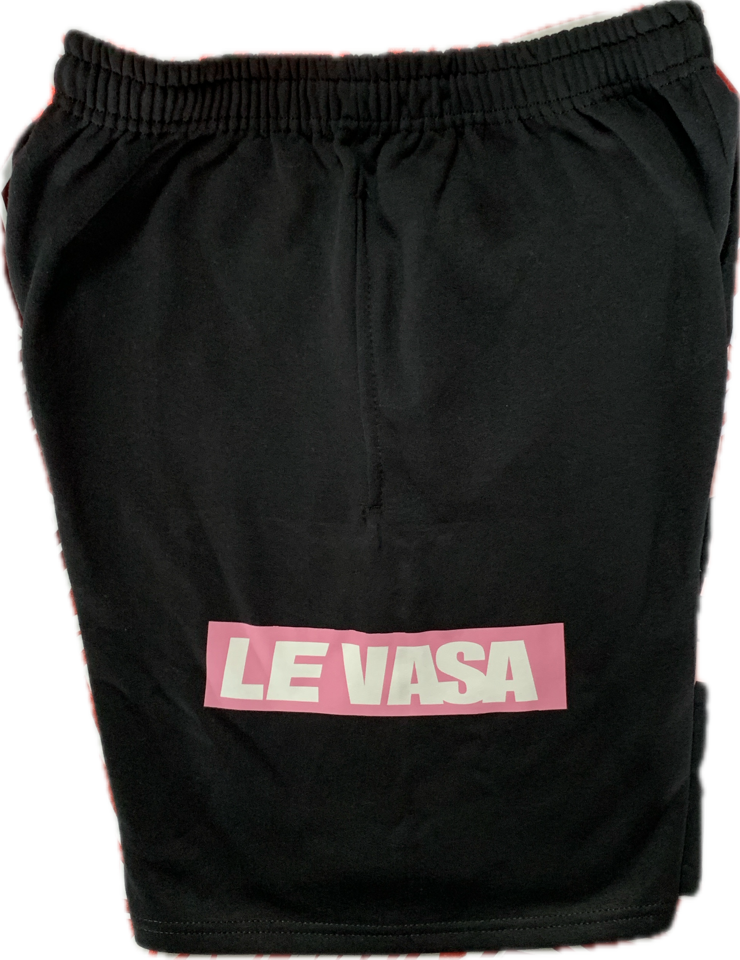 SP WAVE (PINK) BLACK SHORTS