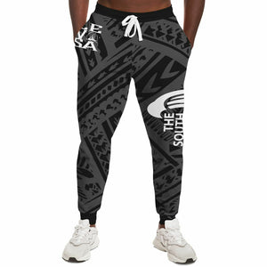THE SOUTH PACIFIC WAVE ALL-OVER PRINT Joggers-black