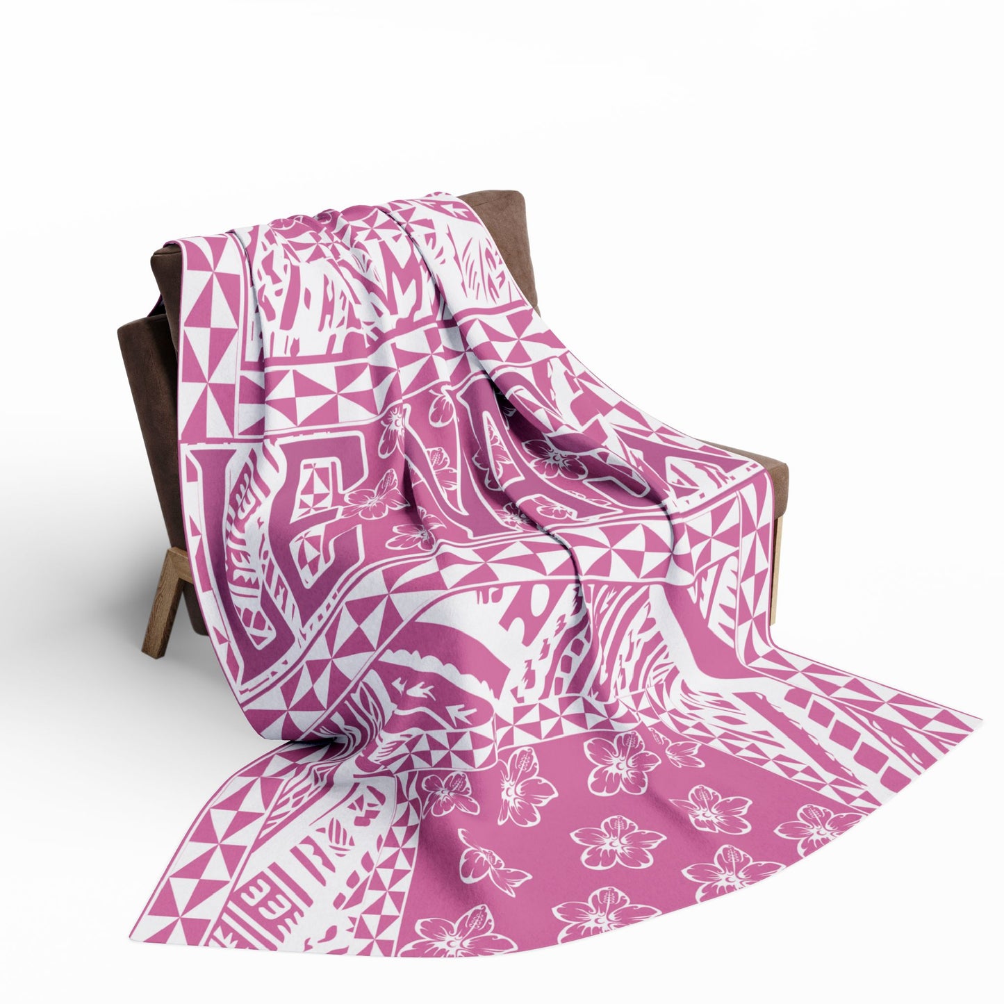 South Pac Paisley Blanket Pink