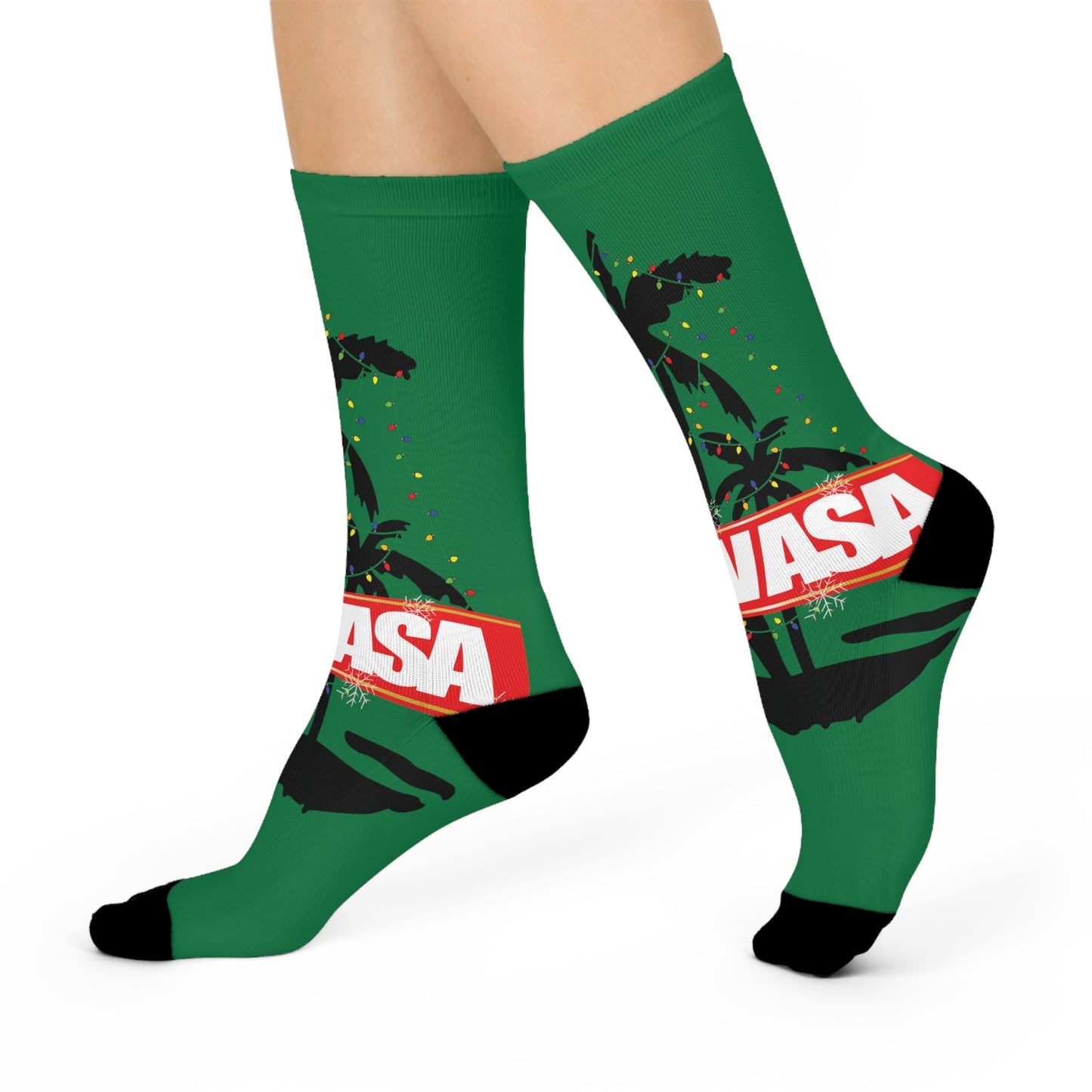 XMAS Crew Socks Green