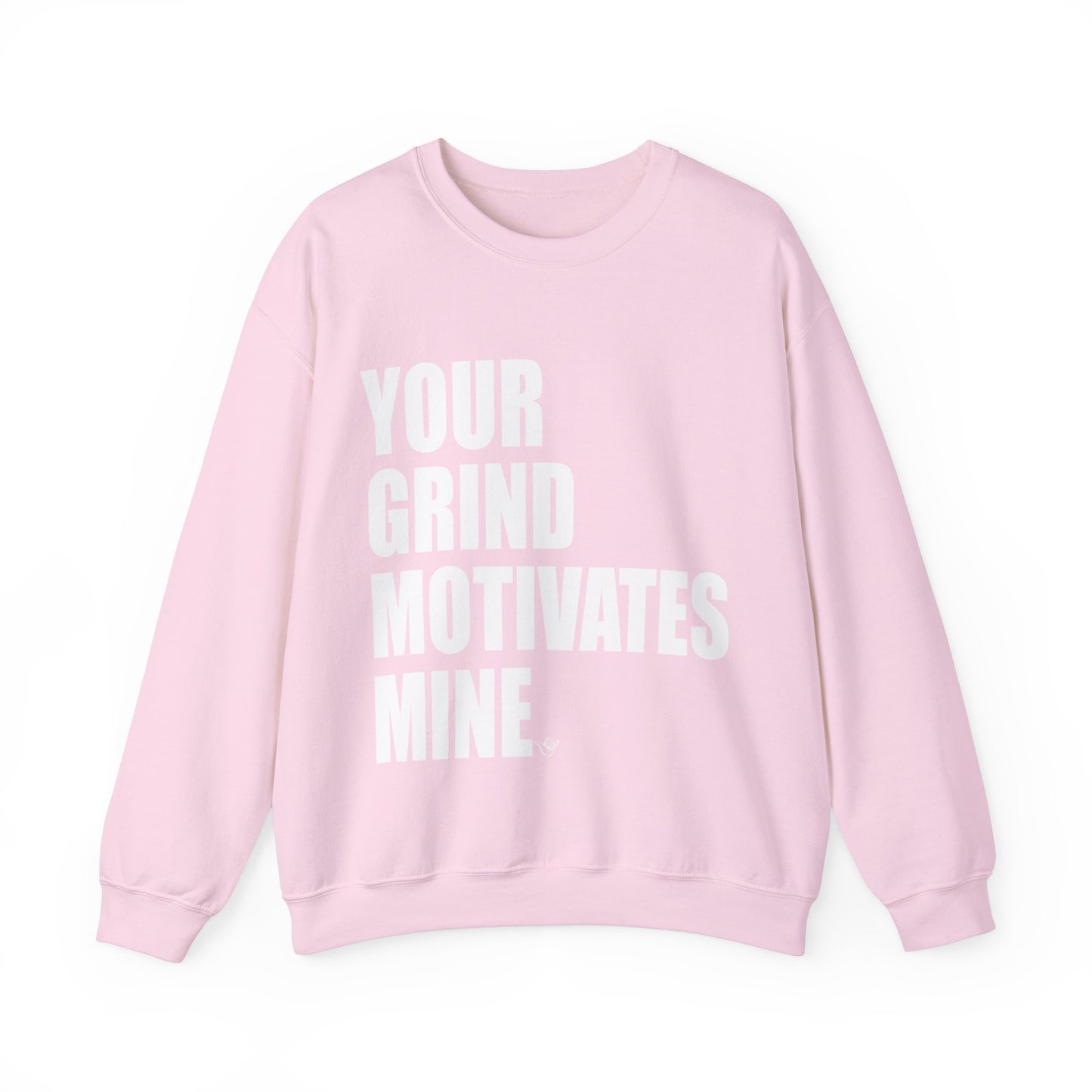 Your Grind Motivates Mine (Black) Crewneck Sweater