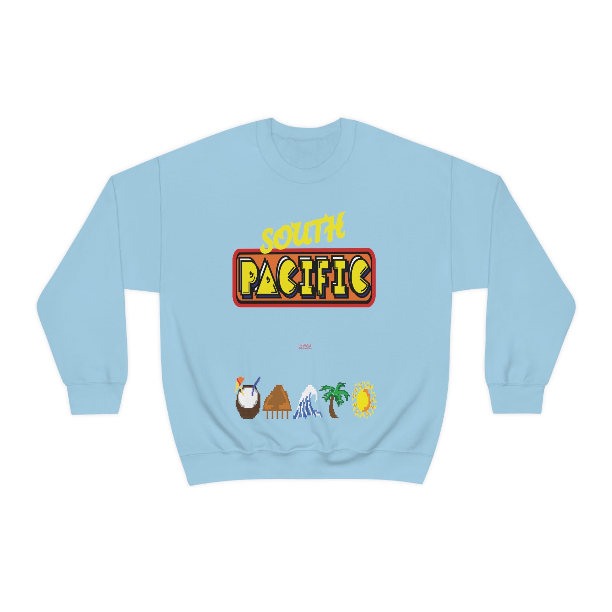 8 Bit South Pacific Crewneck Sweatshirt