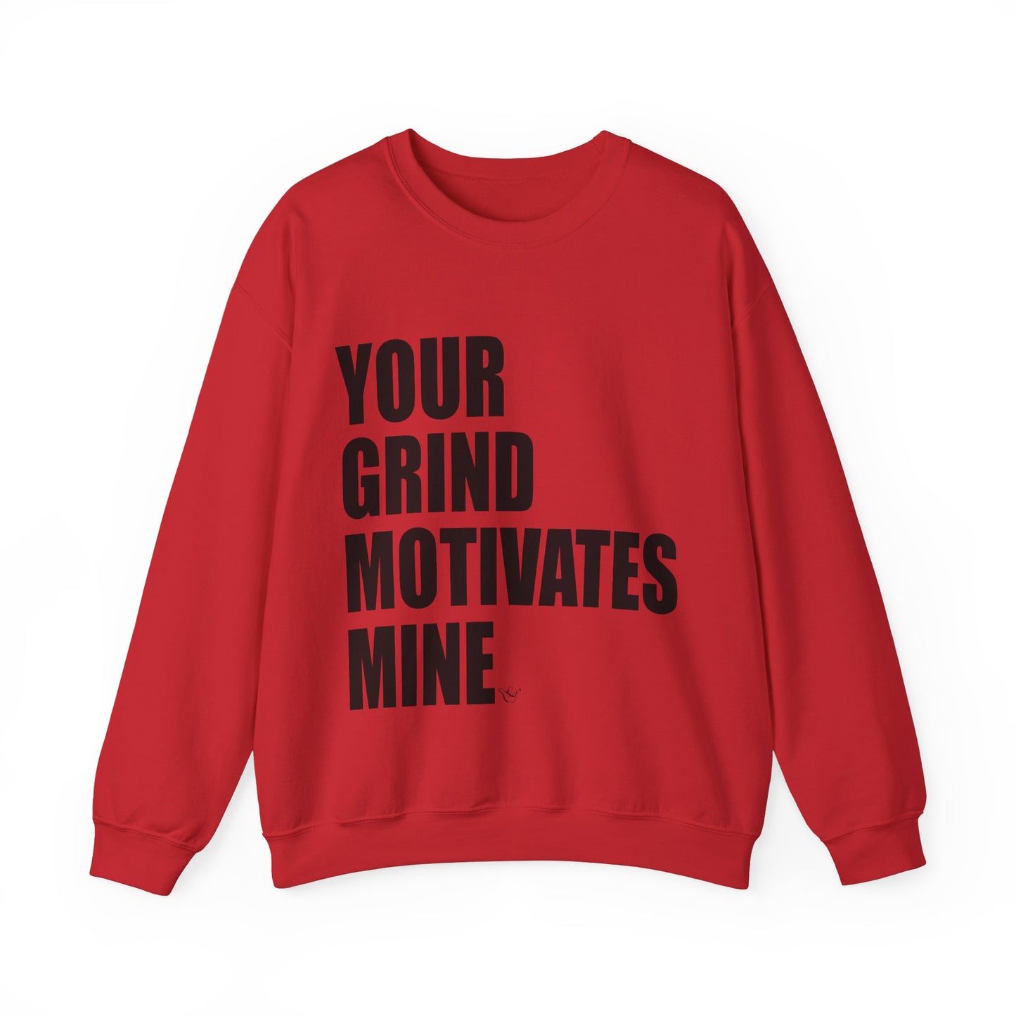 Your Grind Motivates Mine (Black) Crewneck Sweater