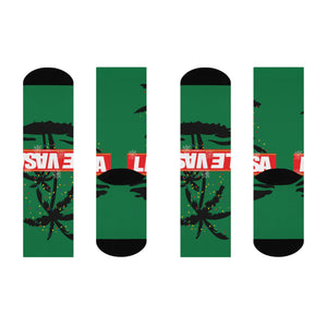 XMAS Crew Socks Green