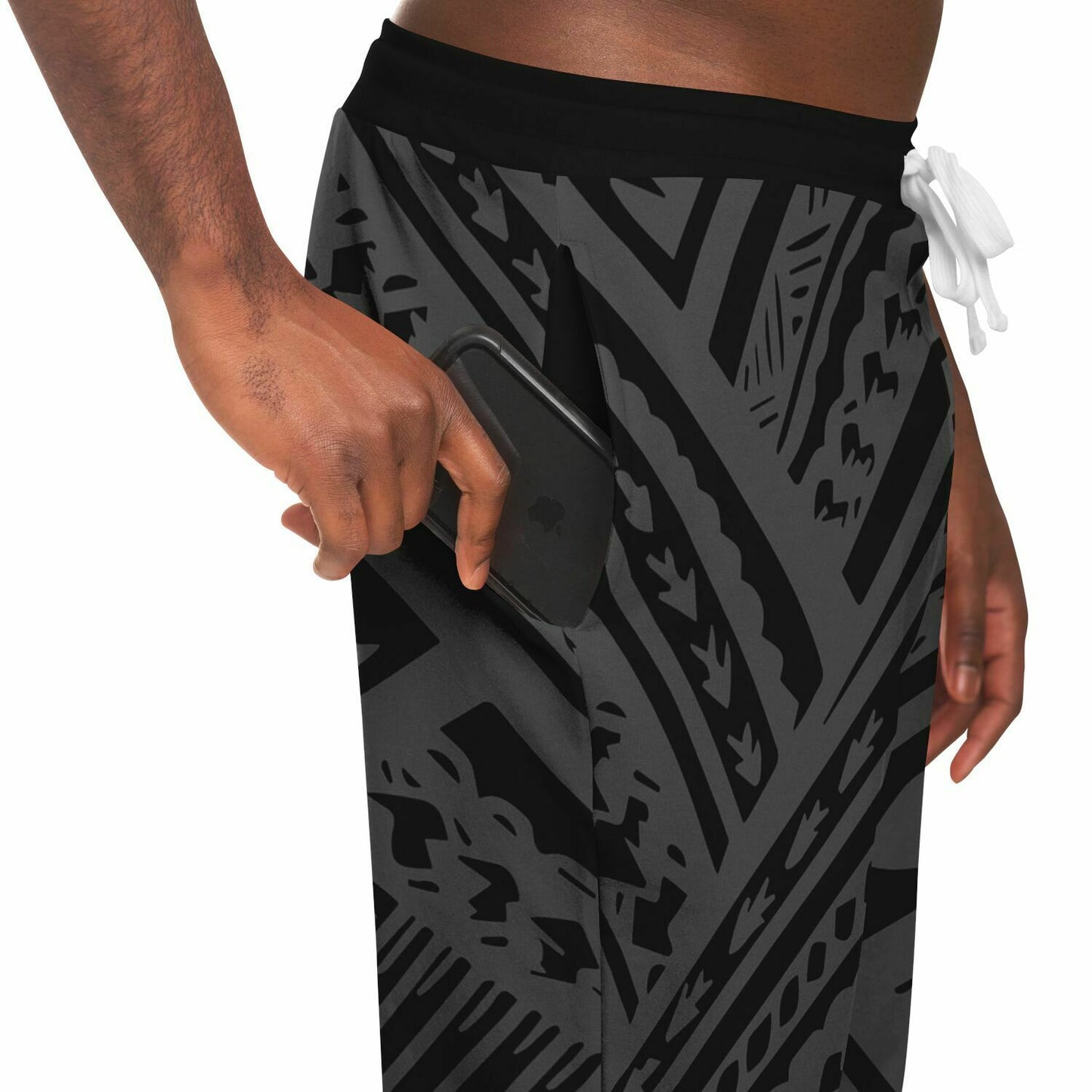 LE VASA Classic Pattern Joggers