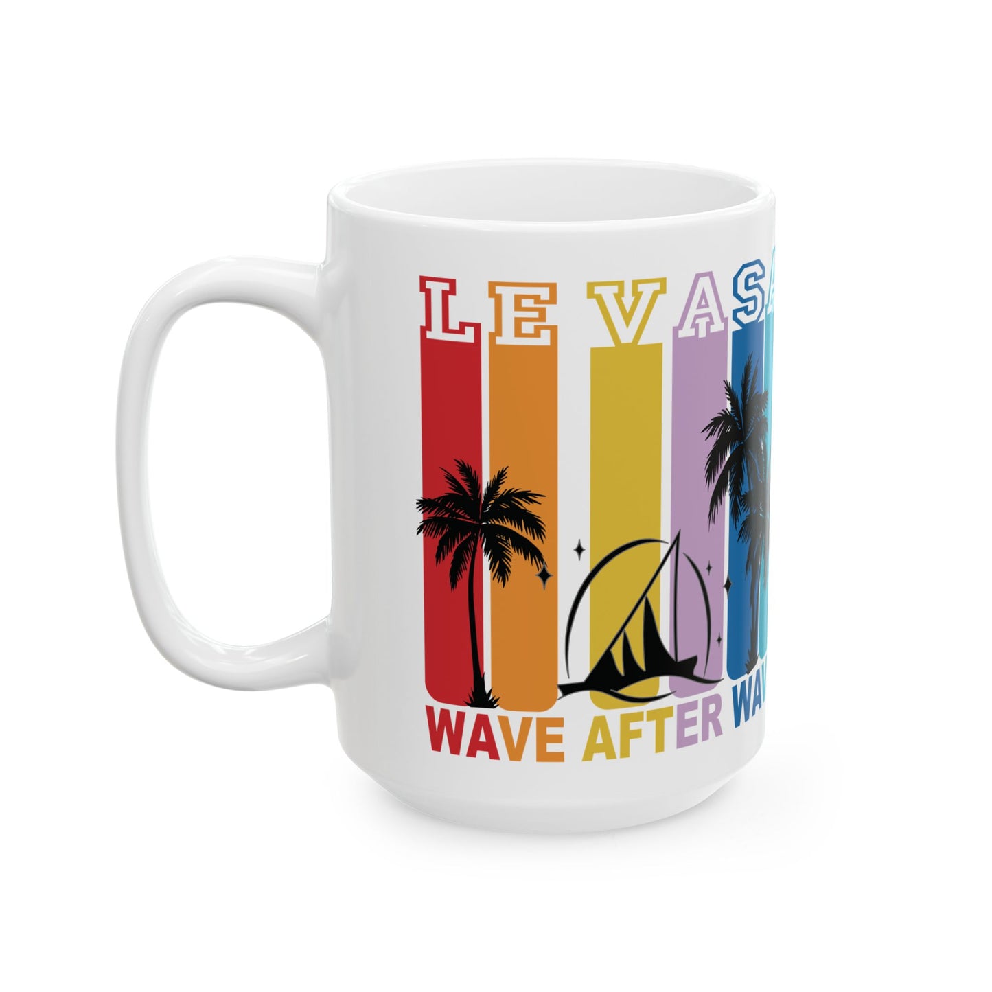 Retro Stripe Mug, (11oz, 15oz)