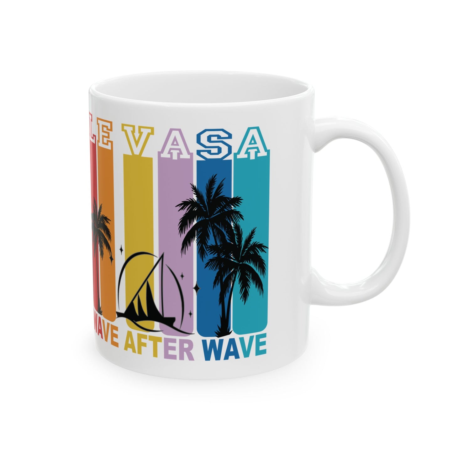 Retro Stripe Mug, (11oz, 15oz)