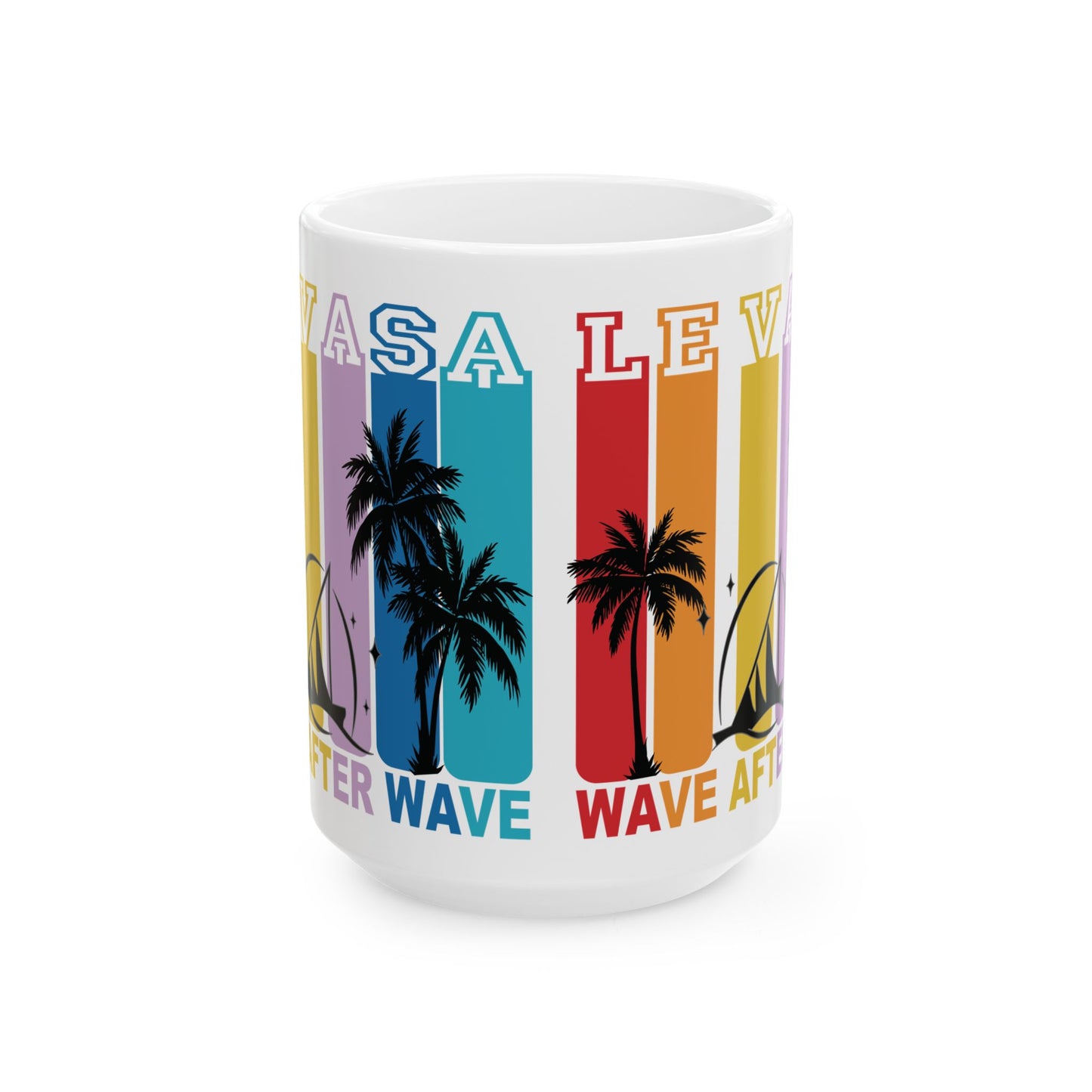 Retro Stripe Mug, (11oz, 15oz)