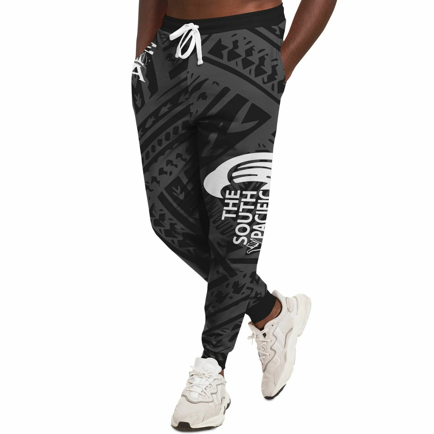 THE SOUTH PACIFIC WAVE ALL-OVER PRINT Joggers-black