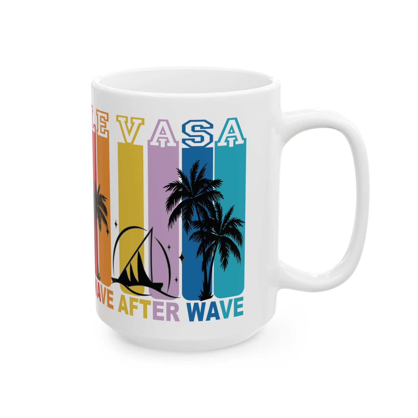 Retro Stripe Mug, (11oz, 15oz)