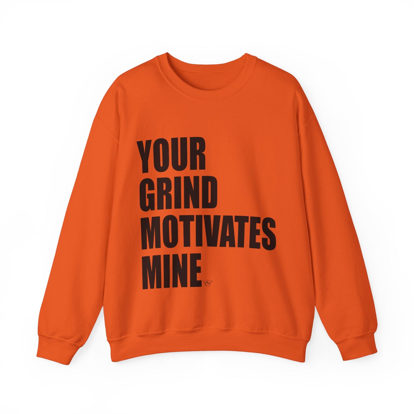 Your Grind Motivates Mine (Black) Crewneck Sweater