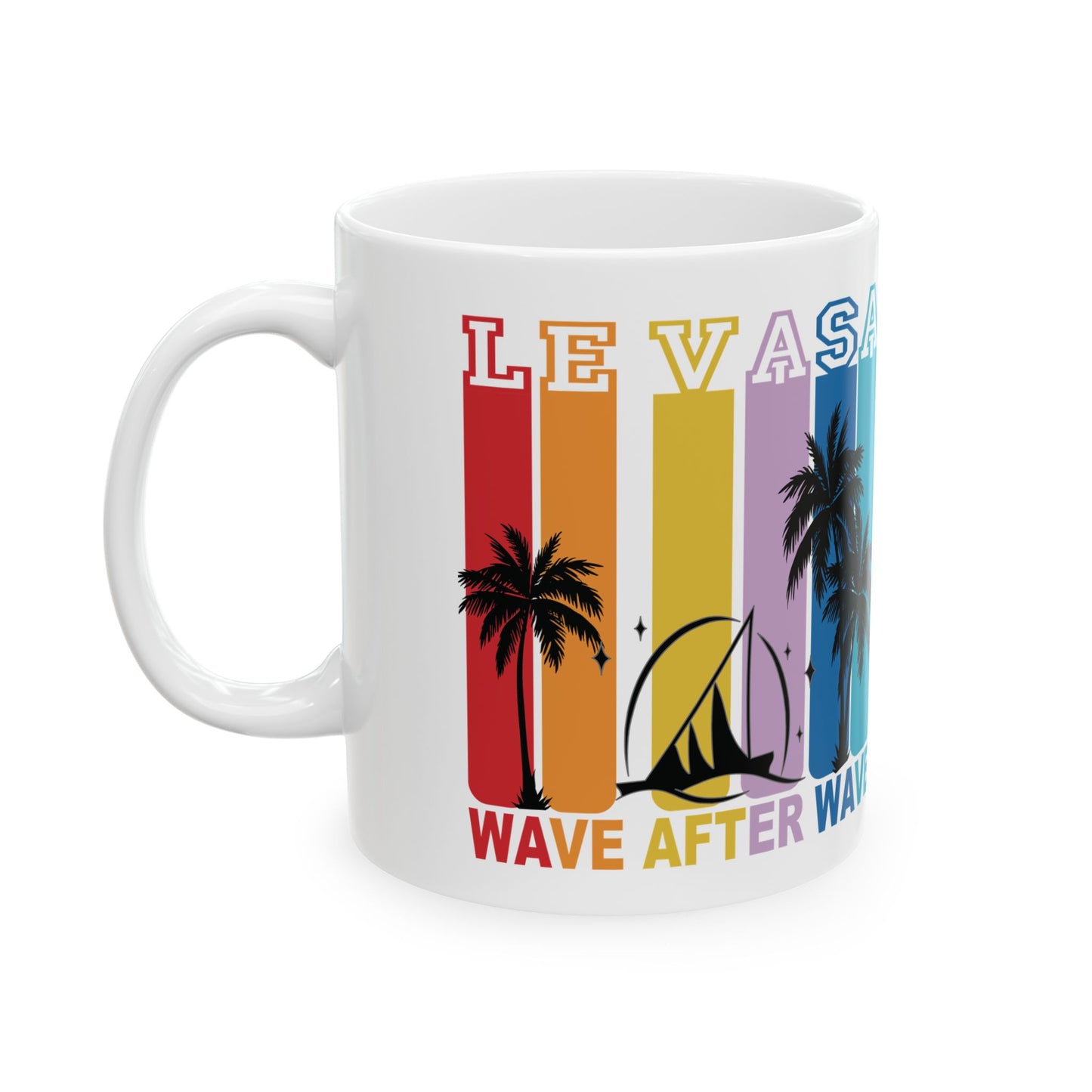 Retro Stripe Mug, (11oz, 15oz)