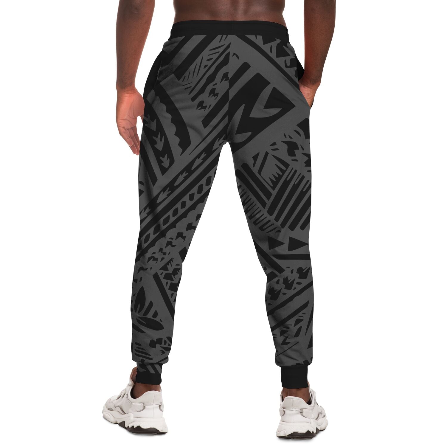 THE SOUTH PACIFIC WAVE ALL-OVER PRINT Joggers-black